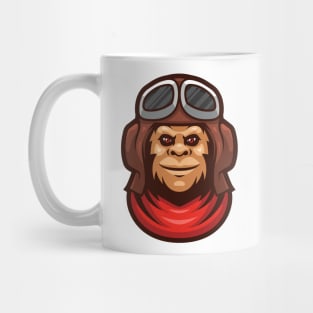 Monkey pilot Mug